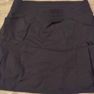 Athleta women's size large black skort